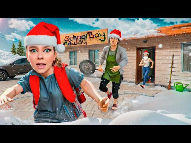 СБЕЖАЛА НА НОВЫЙ ГОД ОТ ЗЛЫХ РОДИТЕЛЕЙ В SCHOOLBOY RUNAAWAY