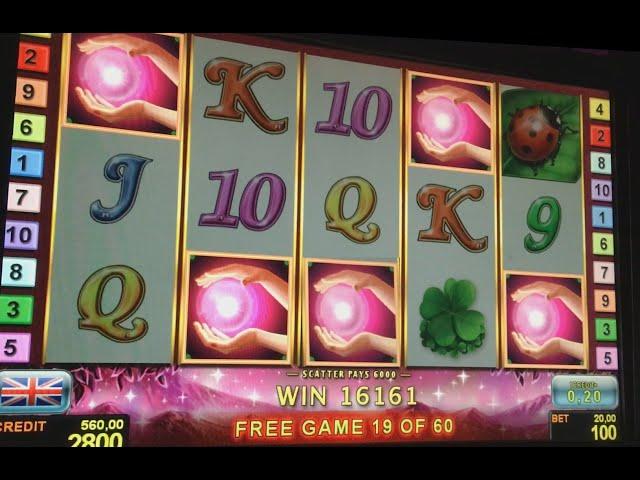 Lucky Lady's Charm BIG WIN, 225 FREE GAMES