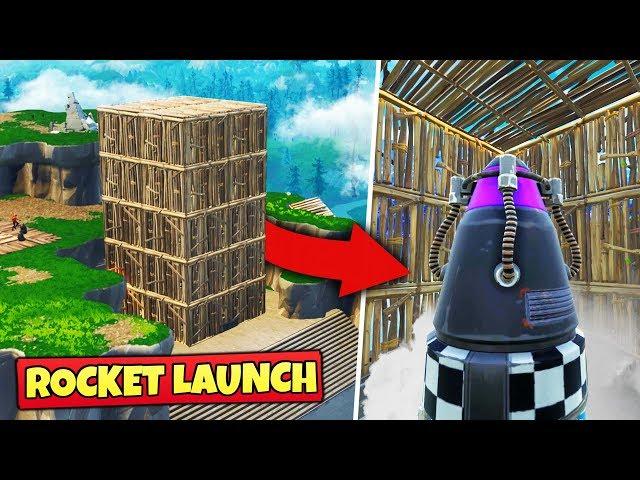 We Tried To STOP THE ROCKET LAUNCH - Fortnite Battle Royale