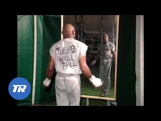 Unseen Footage of Marvelous Marvin Hagler Training for the fight against John Mugabi