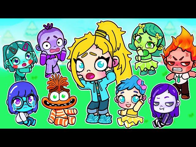 Riley Adopted Emotions from Inside Out 2 | Avatar World Sad Story | Toca Life World