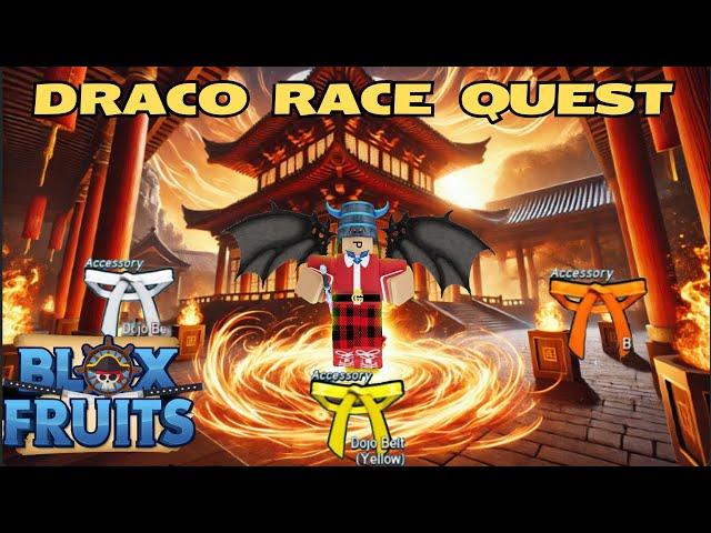 The BEST GUIDE to COMPLETE the DRAGON RACE quest in Blox Fruits! (Draco Race Part 1)