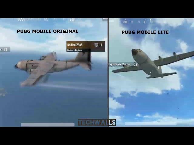 PUBG Mobile Lite Comparison With PUBG Mobile Global Version|Techwalls