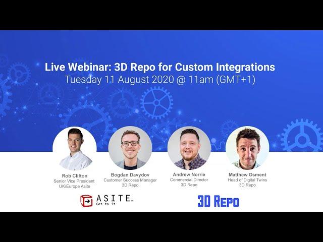 Webinar: 3D Repo for Custom Integration