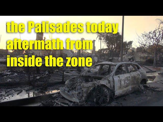 Pacific Palisades Today after the fire.