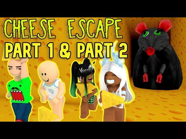 CHEESE ESCAPE WITH BOBBY, JJ, & The Crystalline Gamerz | Roblox Funny Moments | Full Voice Reveal