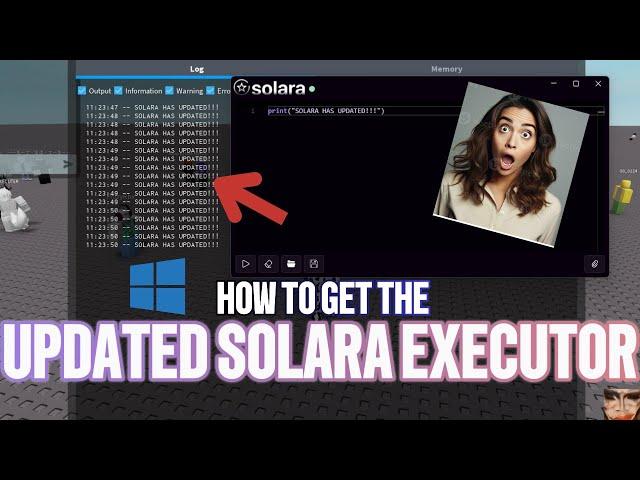 Roblox How to Get and use  Solara PC executor Hack (UPDATED) keyless