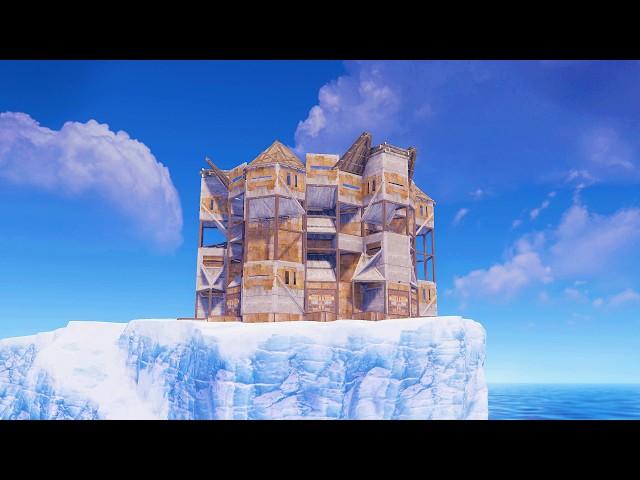 I built an OP Iceberg Fortress...