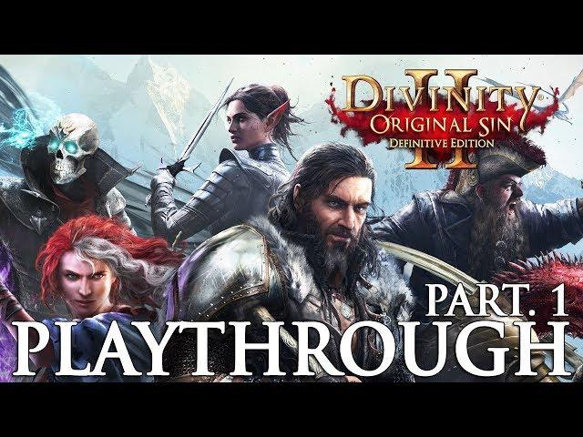 Divinity Original Sin 2 Definitive Edition Playthrough Part 1 Tactician