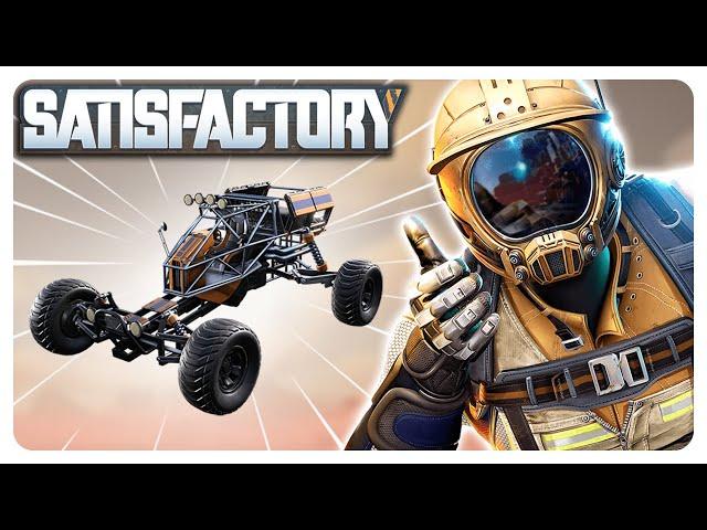 I Unlocked a NEW VEHICLE in Satisfactory! - The Explorer