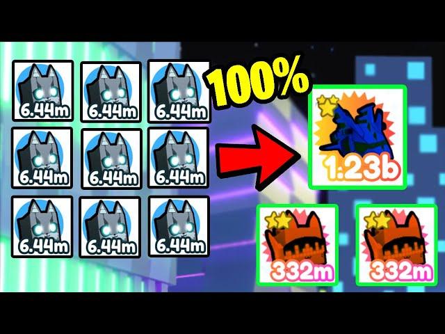  *NEW* BEST FUSING METHOD! FASTEST WAY TO GET RAINBOW TECHNO CAT! | Pet Simulator X