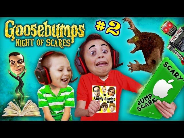 WEREWOLF KNOCKED OFF MIKE's HEAD @AHHH!@#%! GOOSEBUMPS NIGHT OF JUMP SCARES #2 (w/ FGTEEV Chase)