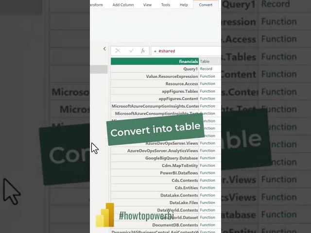 Everything about Power Query M Functions #powerbi #shorts