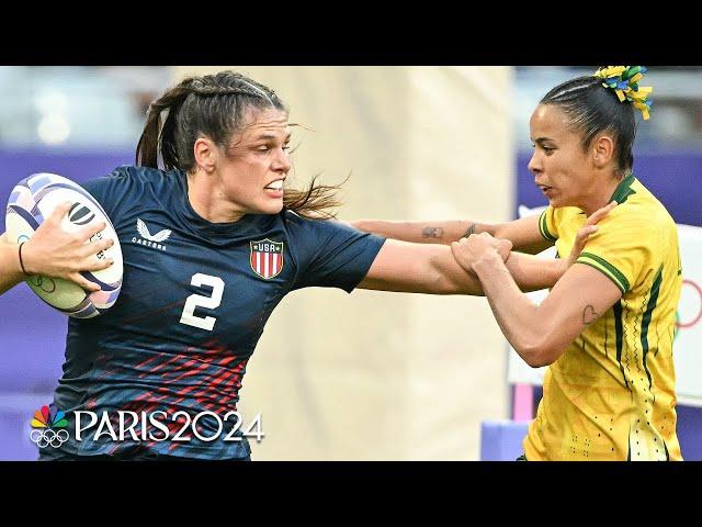 U.S. women's rugby stays undefeated in pool play with win over Brazil | Paris Olympics | NBC Sports