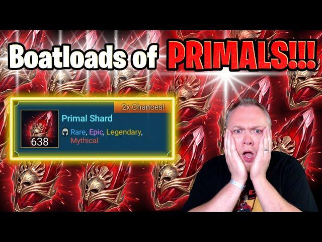 INSANE AMOUNTS OF PRIMAL SHARDS!!!!!!  Raid: Shadow Legends