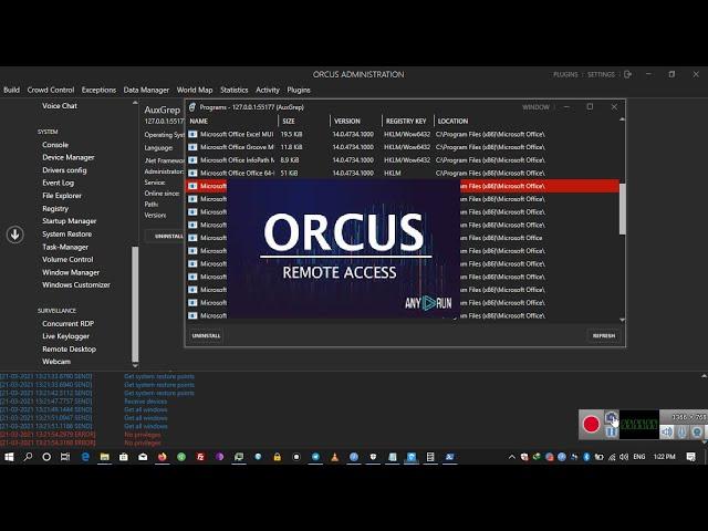 Защита от Orcus RAT |  Как он работает?