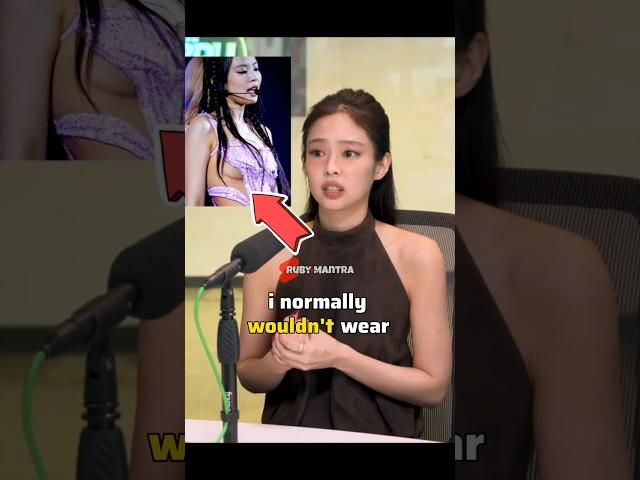 Jennie spoiling her Coachella outfit 2025 🫢 #jennie #blackpink #shorts #fyp #music #song #coachella