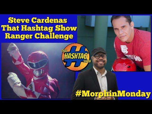 Steve Cardenas Takes The Power Ranger Challenge on That Hashtag Show