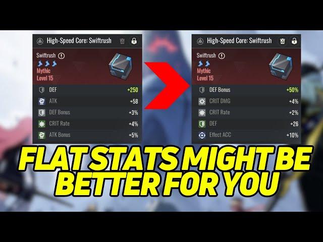 Flat Stats Bonus Vs % Stats Bonus - Which One is Better? 【Etheria: Restart】