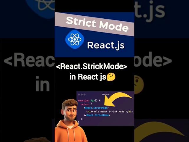 Strict Mode in React.js Explained!  | Debug Like a Pro ‍ #ReactJS#short#viral#javascript #js