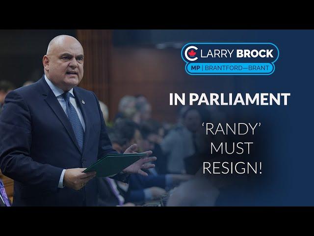 "Randy' Must Resign