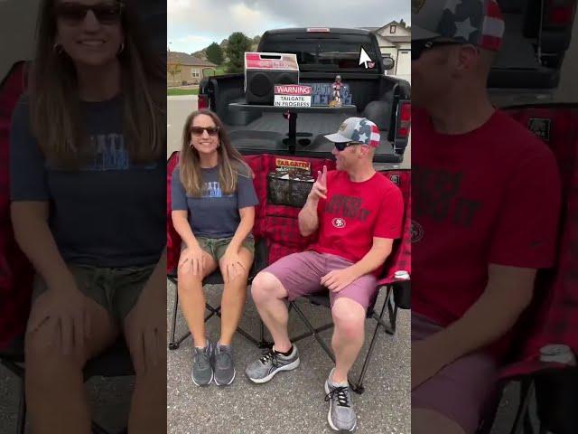 This Tailgating Loveseat Comes with a Built-in Cooler!