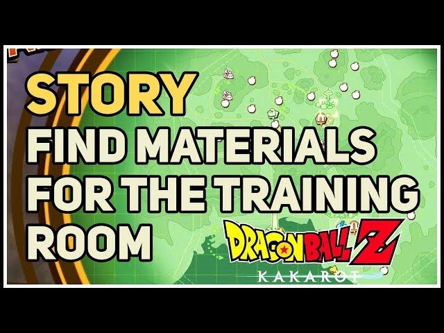 Find materials for the training room Dragon Ball Z Kakarot