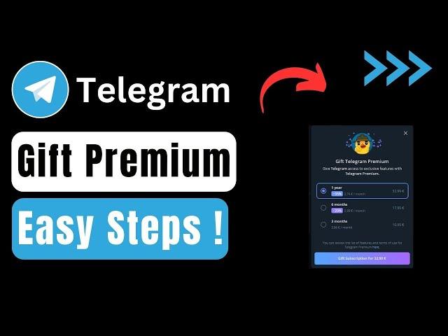 How To Gift Telegram Premium !