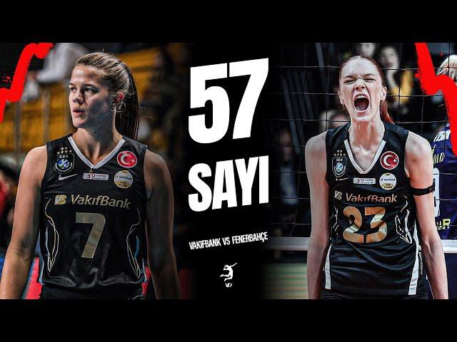 Vakifbank's DUO Shines! Marina Markova (30 PTS) & Kiera Van Ryk (27 PTS) vs Fenerbahce Medicana 