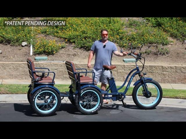 Wow! Passengers & Cargo: The Ultimate Electric Bike! The Best 3 Wheel EBike for Transportation