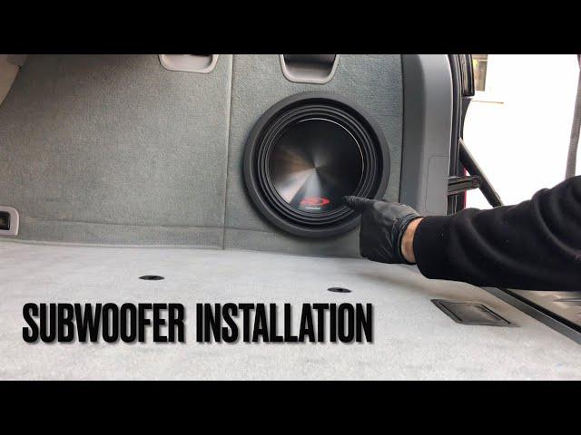 Как установить и подключить SubWoofer BMW X5 E53 к штатной проводке