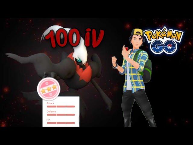 Pokemon GO. Catch 100iv! Riad Darkrai. 4*&legenfary&darkrai