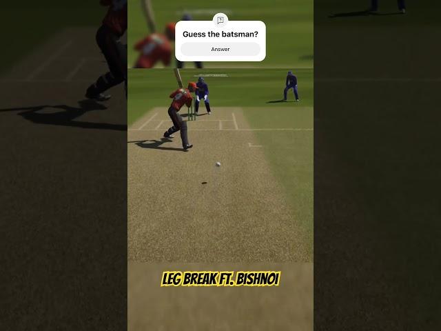  RAVI BISHNOI’S DECEPTIVE LEG-BREAK!  | WAS IT OUT OR NOT?  #cricket24gameplay  #ipl