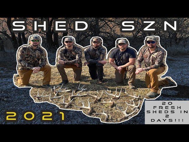 20 FRESH SHEDS IN 2 DAYS!!! | SHED RALLY 2021 | ADVANTAGE WHITETAIL | ILLINOIS