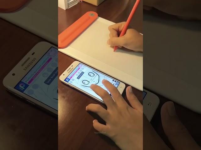 drawing on phone with pen tablet via bluetooth connection