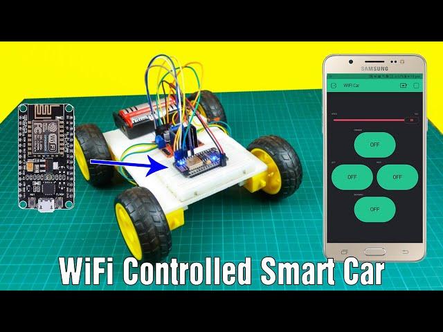 How to make a WIFI control car | WIFI control car with Nodemcu and Blynk [Step by step]