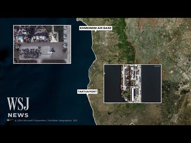 Satellite Images Reveal Russian Military Movements in Syria | WSJ News