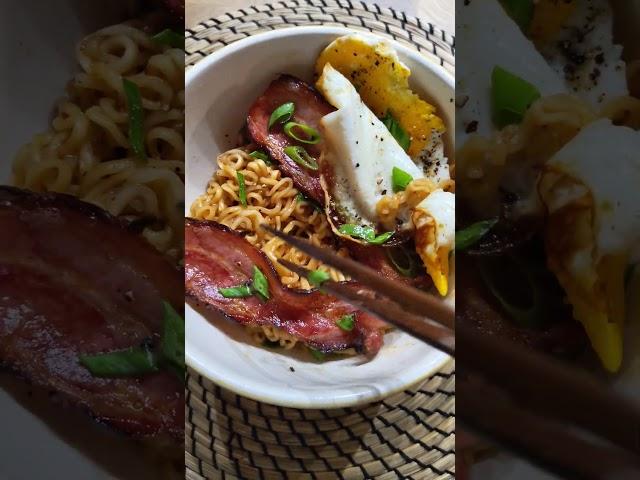 PFC's Flavor Fiesta: Asian Spicy Noodles with Bacon and Egg Delight! #39