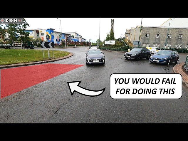 Staying in the Correct Lane on Roundabouts | 60 SECOND DRIVING TIP