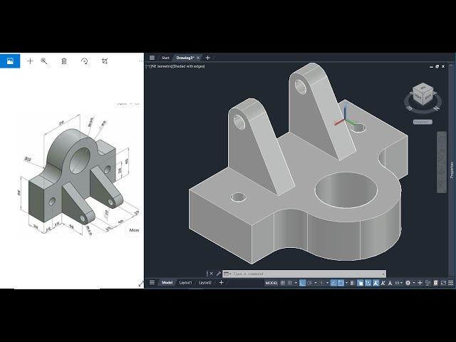 3D Modeling in AutoCAD | Autocad 2024