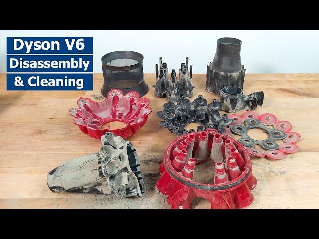 How to Disassemble and Clean the Dyson V6 Vacuum Cleaner - Full Tutorial