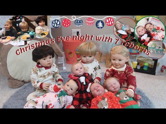 Christmas Eve Night Routine With ALL My Reborns | Vlogmas WK 4