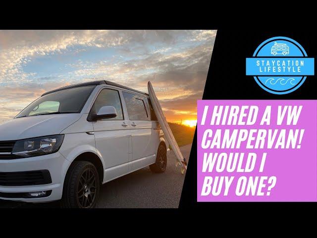 I hired a VW Transporter Campervan Conversion T6 for a Staycation - What did I think?