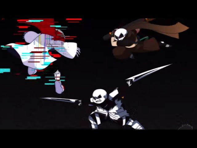 Underverse 0.7 Part 2: Fatal Error Vs Cross and Ink Full Fight (by Jael Peñaloza)