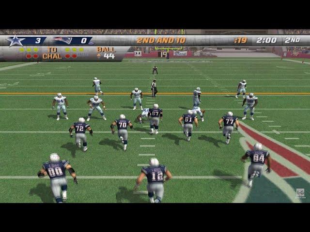 Madden NFL 08 - New England Patriots vs Dallas Cowboys (4K60fps)