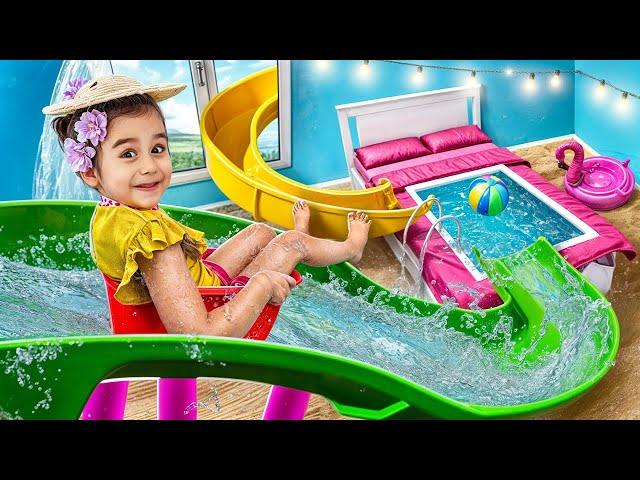 EVİMİZİ AQUA PARK’A ÇEVİRDİK !? (Öykü Çıldırdı) | Gamze Karta Öykü Karta