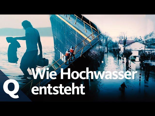 So entsteht Hochwasser am Fluss | Quarks