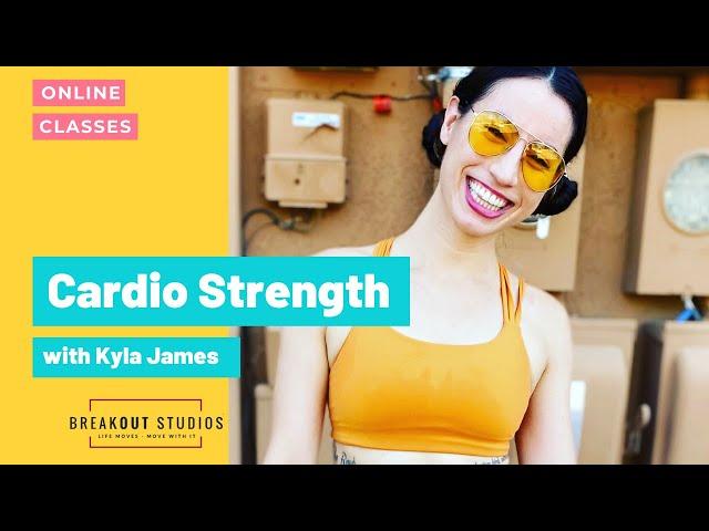 Cardio Strength w/ Kyla James 2/12/21. BreakOut Studios Online Classes.