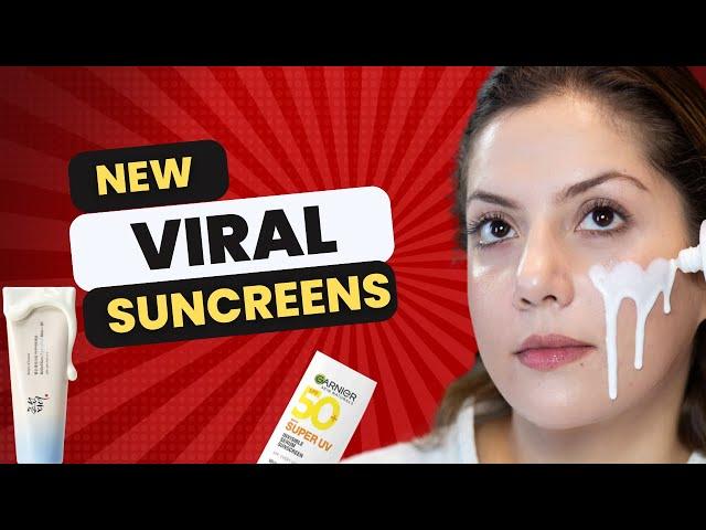 New Viral Sunscreens Review | Beauty of Josen Aqua Fresh & Garnier | Skin 1004 | Nipun Kapur