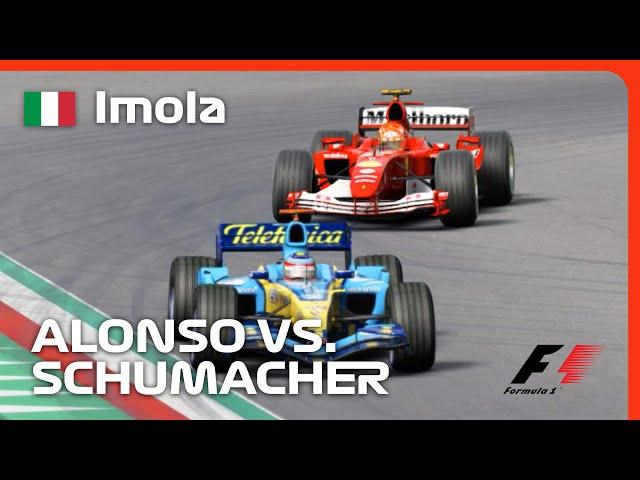 Schumacher's Epic Duel with Alonso at Imola | Assetto Corsa